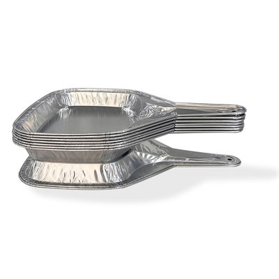 Rectangular Aluminium Foil Baking Pan Aluminium Foil Tray met handvat voor voedselverpakking