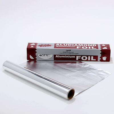 Gepersonaliseerde lengte zilveren folie papier aluminium folie rol product superzachte aluminium folie