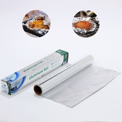 Voedingsmiddelen voor eenmalig gebruik Huishoudelijke horeca Aluminiumfolie rol met en aanpassen lengte