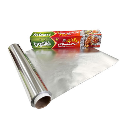 Gepersonaliseerd logo Keuken Voedselverpakking Zilveren huishoudelijke aluminiumfolie rol voor de keuken