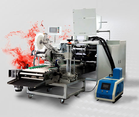 Volledig automatische aluminiumfolie-omwikkelmachine met Weinview Touch Panel en gebruik