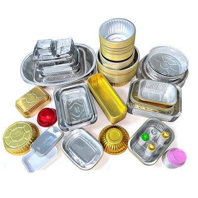 Aanpassen van de maximale diameter wegwerpcontainer van aluminiumfolie voor voedselvervoer