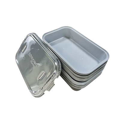 Op maat gemaakte bestelling Aluminiumfolie voedselverpakkingscontainers veilig en veilig voor voedselvervoer