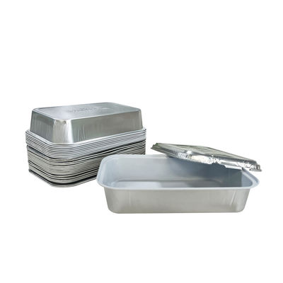 Op maat gemaakte bestelling Aluminiumfolie voedselverpakkingscontainers veilig en veilig voor voedselvervoer