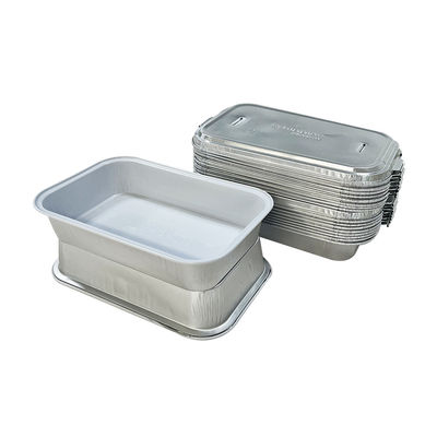 Op maat gemaakte bestelling Aluminiumfolie voedselverpakkingscontainers veilig en veilig voor voedselvervoer