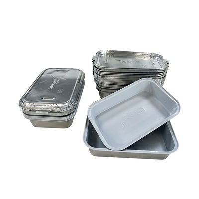 Op maat gemaakte bestelling Aluminiumfolie voedselverpakkingscontainers veilig en veilig voor voedselvervoer