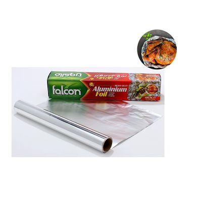 Aluminiumpapierrol voor huishoudelijk gebruik, van aluminiumfolie, voor kook- en barbecueverpakking