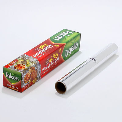 Aluminiumpapierrol voor huishoudelijk gebruik, van aluminiumfolie, voor kook- en barbecueverpakking