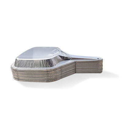 Rectangular Aluminium Foil Baking Pan Aluminium Foil Tray met handvat voor voedselverpakking