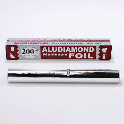 Gepersonaliseerde lengte zilveren folie papier aluminium folie rol product superzachte aluminium folie