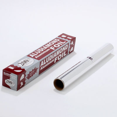 Gepersonaliseerde lengte zilveren folie papier aluminium folie rol product superzachte aluminium folie