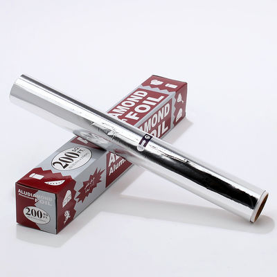 Gepersonaliseerde lengte zilveren folie papier aluminium folie rol product superzachte aluminium folie