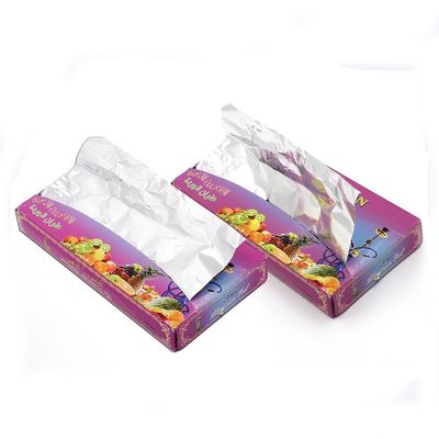 12mic 9inch 10.75inch Gekleurde voorgesneden folie platen Folie papier Aluminium folie pop-up platen