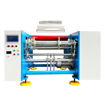 0.009-0.03mm Rouw materiaal Halfautomatische 2 Spindels Aluminiumfolie Wikkelmachines