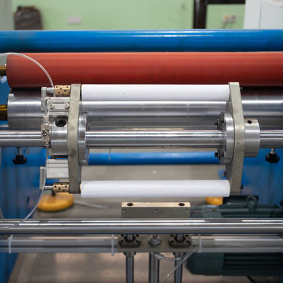 0.009-0.03mm Rouw materiaal Halfautomatische 2 Spindels Aluminiumfolie Wikkelmachines