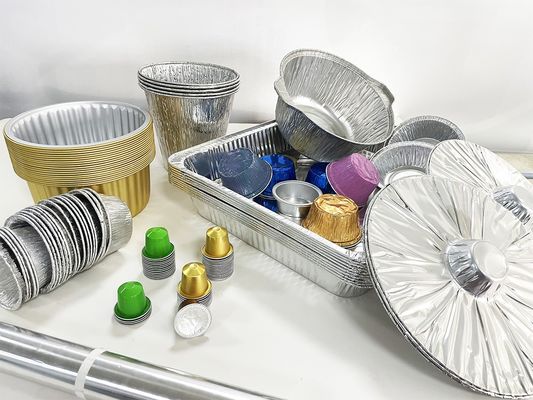 Procestype Pulpforming Eenmalige aluminiumfoliebak voor eenmalige voedselverpakkingen