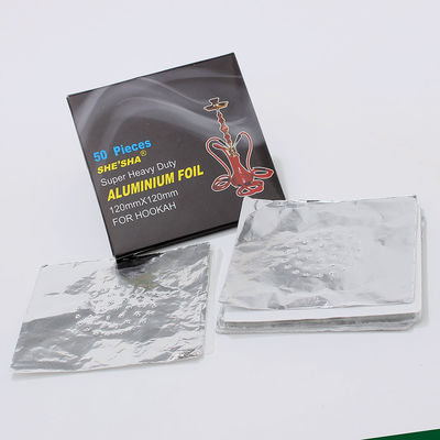 Op maat gemaakte hookahfolie aluminiumfolie papierplaten met gaten voor shisha accessoires