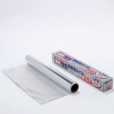 Custom 8011 Soft Temper Kitchen Tin Zilveren Folie Papier Voedsel Verpakking Aluminium Folie Roll