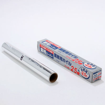 Custom 8011 Soft Temper Kitchen Tin Zilveren Folie Papier Voedsel Verpakking Aluminium Folie Roll
