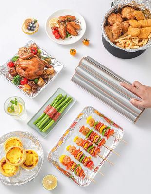 Gepersonaliseerde dikte Huishoudelijke wegwerppapierrolletjes van aluminiumfolie voor foliecontainers