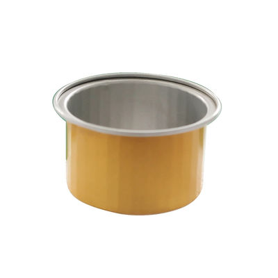 Handige container van gouden aluminiumfolie voor take-out en luchtvaarttaartbakken