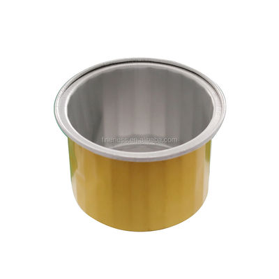 Handige container van gouden aluminiumfolie voor take-out en luchtvaarttaartbakken