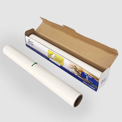 Comfortabele keuken witte siliconen bakpapier rol met chemische pulp en duurzaamheid