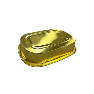 Aluminiumfolie voedselcontainer Groothandel Custom container tray Vierkante pannen