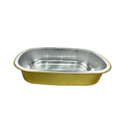 Aluminiumfolie voedselcontainer Groothandel Custom container tray Vierkante pannen
