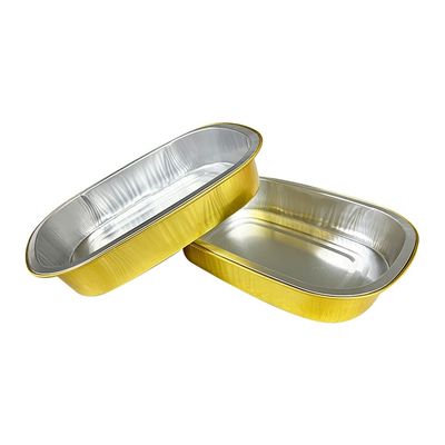 Aluminiumfolie voedselcontainer Groothandel Custom container tray Vierkante pannen