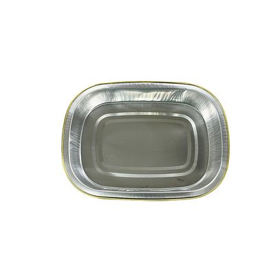 Aluminiumfolie voedselcontainer Groothandel Custom container tray Vierkante pannen
