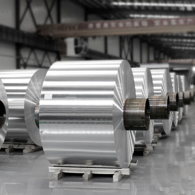 18 Micron Voedselverpakkingspapier Aluminiumfolie Jumbo Roll met aangepaste dikte