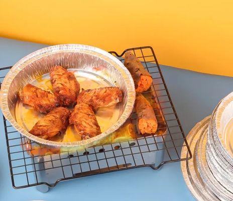 Gepersonaliseerde breedte huishoudelijke barbecue aluminium folie rollen voor huishoudelijke kookbehoeften