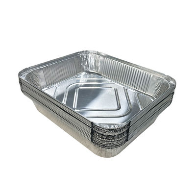 Voedselcontainer Recycleerbare aluminiumfolie Ovale roosterpan voor kalkoen Roosterbehoeften