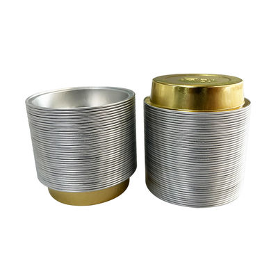 Aanvaarding van bestellingen op maat voor kleine bakplaten en met kleur beklede aluminiumfoliebekers