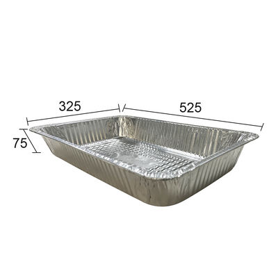 Halve grootte aluminiumcontainer voor voedselverpakking