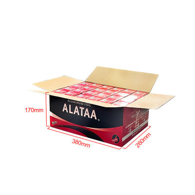 Soft Tempered Silver Aluminium Foil Hookah Shisha Roll met snijlijn en gaten 145mm*145mm