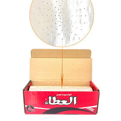 Rol van aangepast aluminiumfolie waterpijppapier voor wegwerpwaterpijp Perfect roken