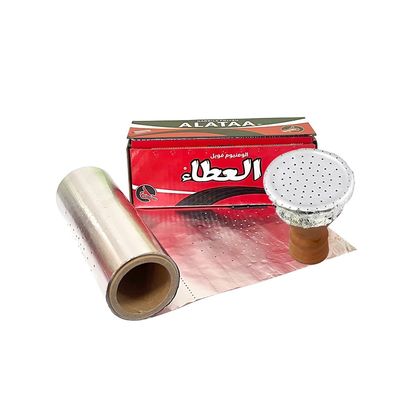 Rol van aangepast aluminiumfolie waterpijppapier voor wegwerpwaterpijp Perfect roken