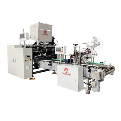 Top- huishoudelijke aluminiumfolie rollen terugwinding machine met magnetische poederrem 25N.m