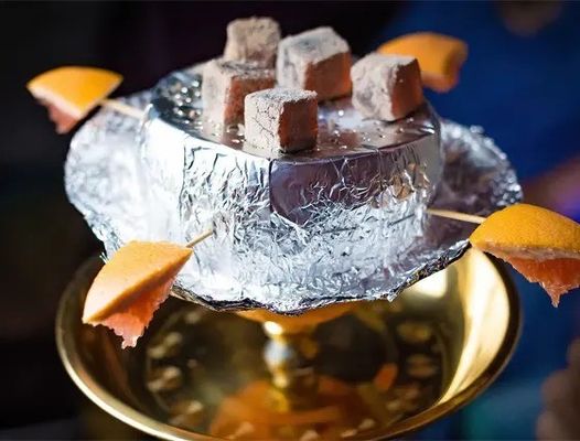 Op maat gemaakte aluminiumfolie, bestand tegen hoge temperaturen, Shisha-plaat met aangepast logo