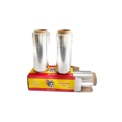 Eenmalig zilver 8011 aluminium folie papierrol voor kapper in 20-50mic Dikte