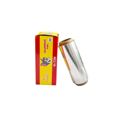 Eenmalig zilver 8011 aluminium folie papierrol voor kapper in 20-50mic Dikte