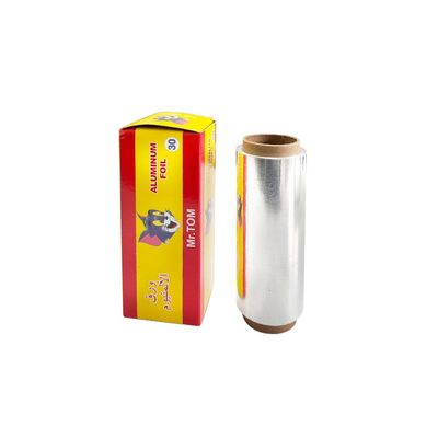 Eenmalig zilver 8011 aluminium folie papierrol voor kapper in 20-50mic Dikte