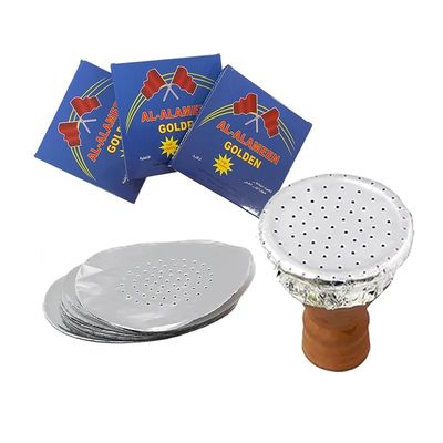 Hookah Zilveren Aluminium Folie Shisha Plaat met aangepaste grootte en bestand materiaal
