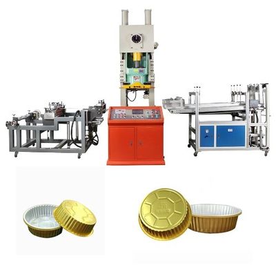 Automatische kaliber Automatische aluminiumfoliecontainerpunchmachine voor voedselverpakkingen