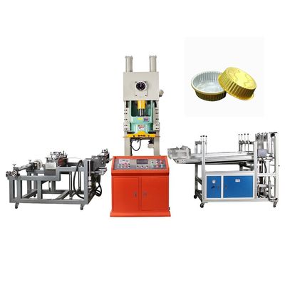 Automatische kaliber Automatische aluminiumfoliecontainerpunchmachine voor voedselverpakkingen