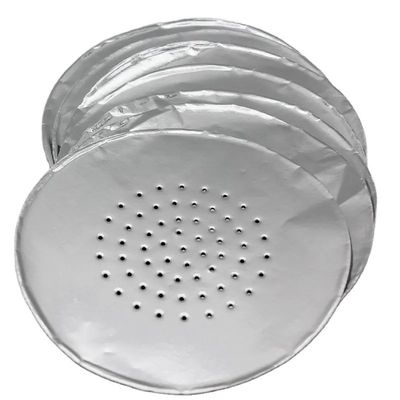 Op maat gemaakte dikte 120 mm ronde afmeting wegwerpfolie van aluminium voor hookah