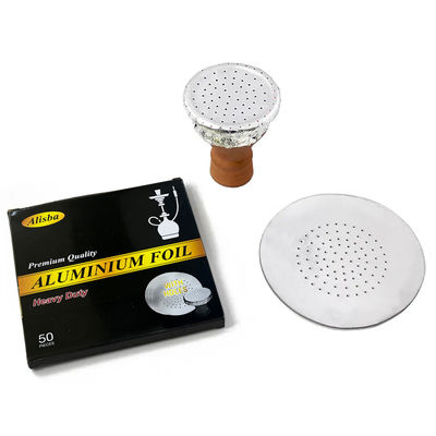 Op maat gemaakte dikte 120 mm ronde afmeting wegwerpfolie van aluminium voor hookah