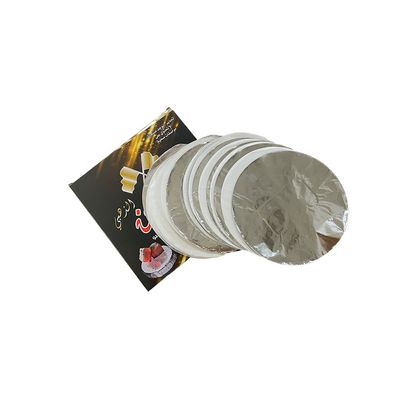 Op maat gemaakte dikte 120 mm ronde afmeting wegwerpfolie van aluminium voor hookah
